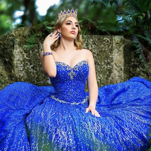 Tiaras y coronas de cristal TOBATOBA para novias y bodas elegantes 3