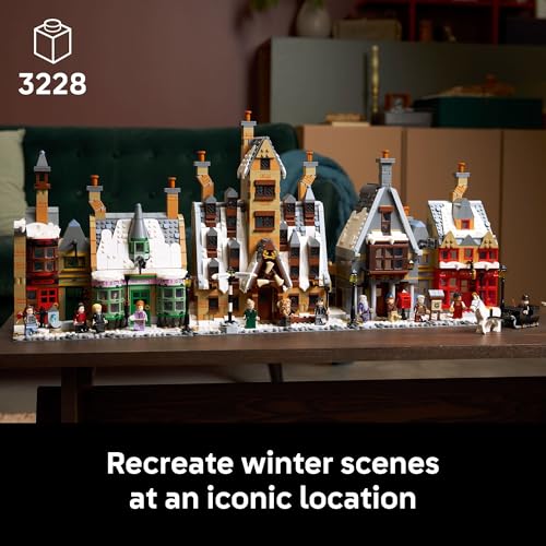 Image of LEGO Harry Potter Hogsmeade Village - Collectors' Edition Building Set for Adults, Ages 18+ - Craft 7 Iconic Buildings - Kit Includes 12 Minifigures - Gift Idea for Birthdays and Fans - 76457