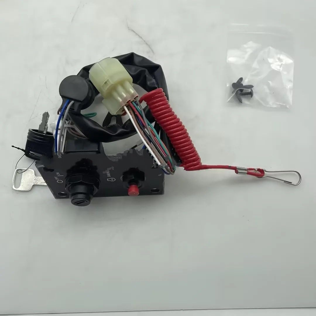 Blokada stacyjki Pasuje do pojedynczego silnika zaburtowego Suzuki 37100-96J24 37100-96J27 Panel przełącznika kluczyka zapłonu Stacyjka samochodowa