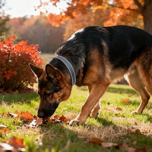Image of Taglory Reflective Extra Large Dog Collar, Comfortable for Safe Night Walks