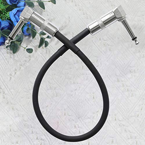 EXCEART Guitarra Patch Cable Cabo de Áudio Instrumento Instrumento Musical Acessório- 30Cm/ 11. 8In