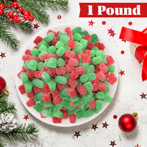 Gomitas de Especias Navideñas 1 Libra Dulce Rojo y Verde miniatura 3