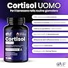 OVF Cortisol Uomo 120 Capsule Cortisolo Integratore con Citrullina Malato Fosfatidilserina Ashwagandha KSM-66 Teanina Zinco Boro per Benessere Fisico, Mentale e Testosterone