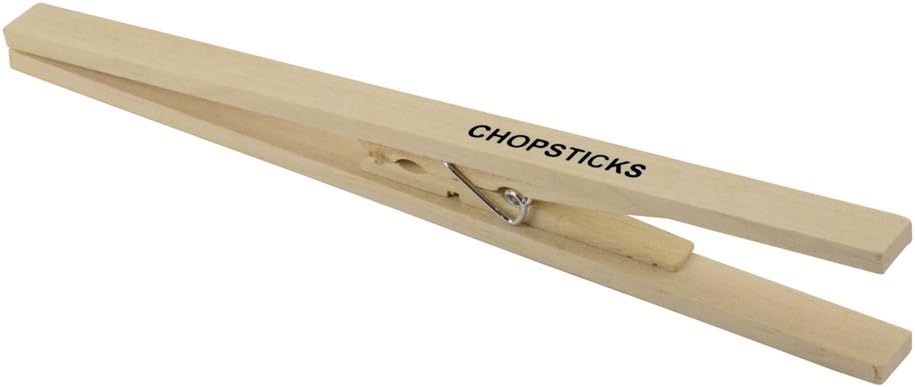 Reusable XL Large Clothespin Cheater Chopsticks Funny Gag Gift Training Tool