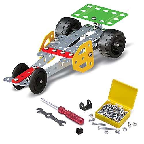 Image of Mechanix -0 DIY,Metal Educational,Learning,Stem,Building and Construction Toys,Multicolor&DIY Stem and Steam Education Metal Construction Set(Motors&Gears) for Boys&Girls(Robotix-0,8 Year +)