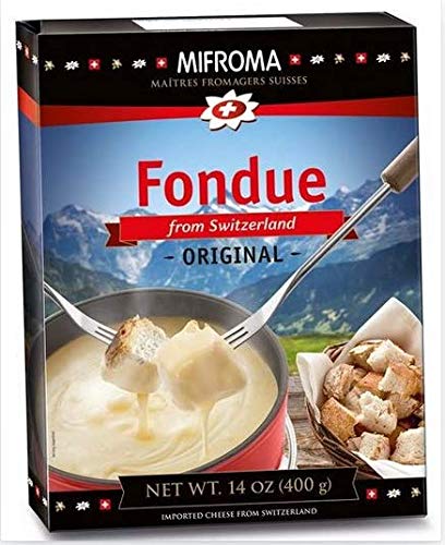 14oz Mifroma Swiss Cheese Fondue Original, Heat & Serve, Ready Made (1 Box)