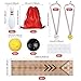 PPXMEEUDC Mini Bowling Set Indoor Outdoor Indoor Bowling Set with Guide Arrow Mat Gold and Silver Medal Backpack Dispensing Suitable for Family Friends Family Party Entertainment