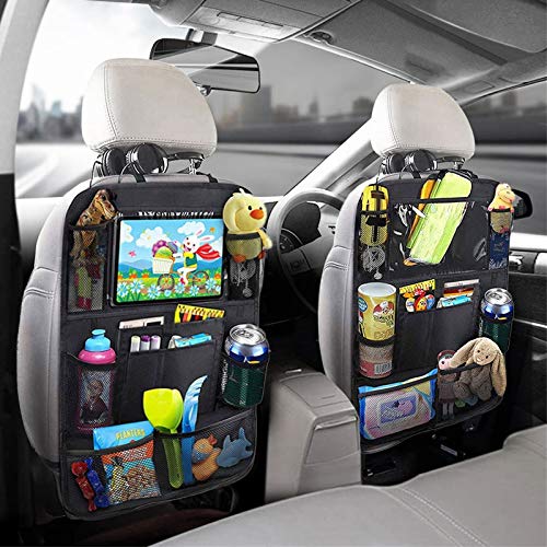 Organizador Maletero Coche Backseat Organizador de Coches Universal Automóvil Asiento Atrás Bolsa de Almacenamiento Bolsa de Almacenamiento Candidaje Organizadores multifunción Black