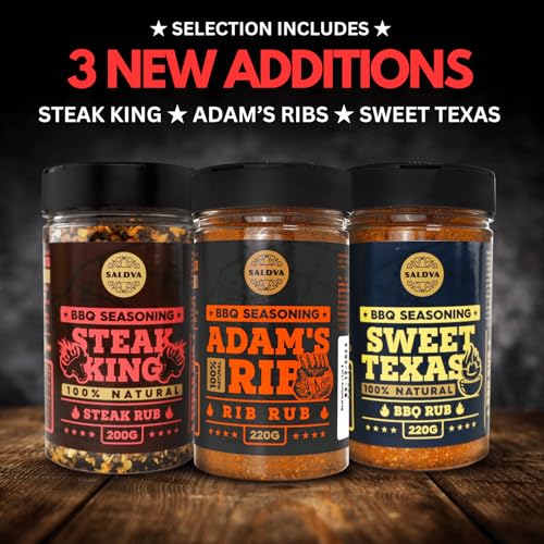 Meat Lovers BBQ Rub Gift Set - Holy Cow, Angel’s Wings, Smoky Pig, Sweet Texas, Steak King & Adam's Ribs BBQ Rubs | Pack of 6 | 100% Natural | Spice Gift For Foodie | Gift Set - Image 4