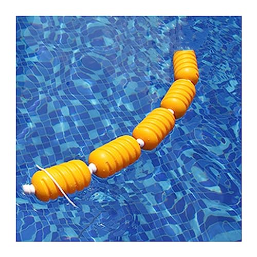 Ligne de séparation de couloirs de piscine jaune contre les remous 10m
