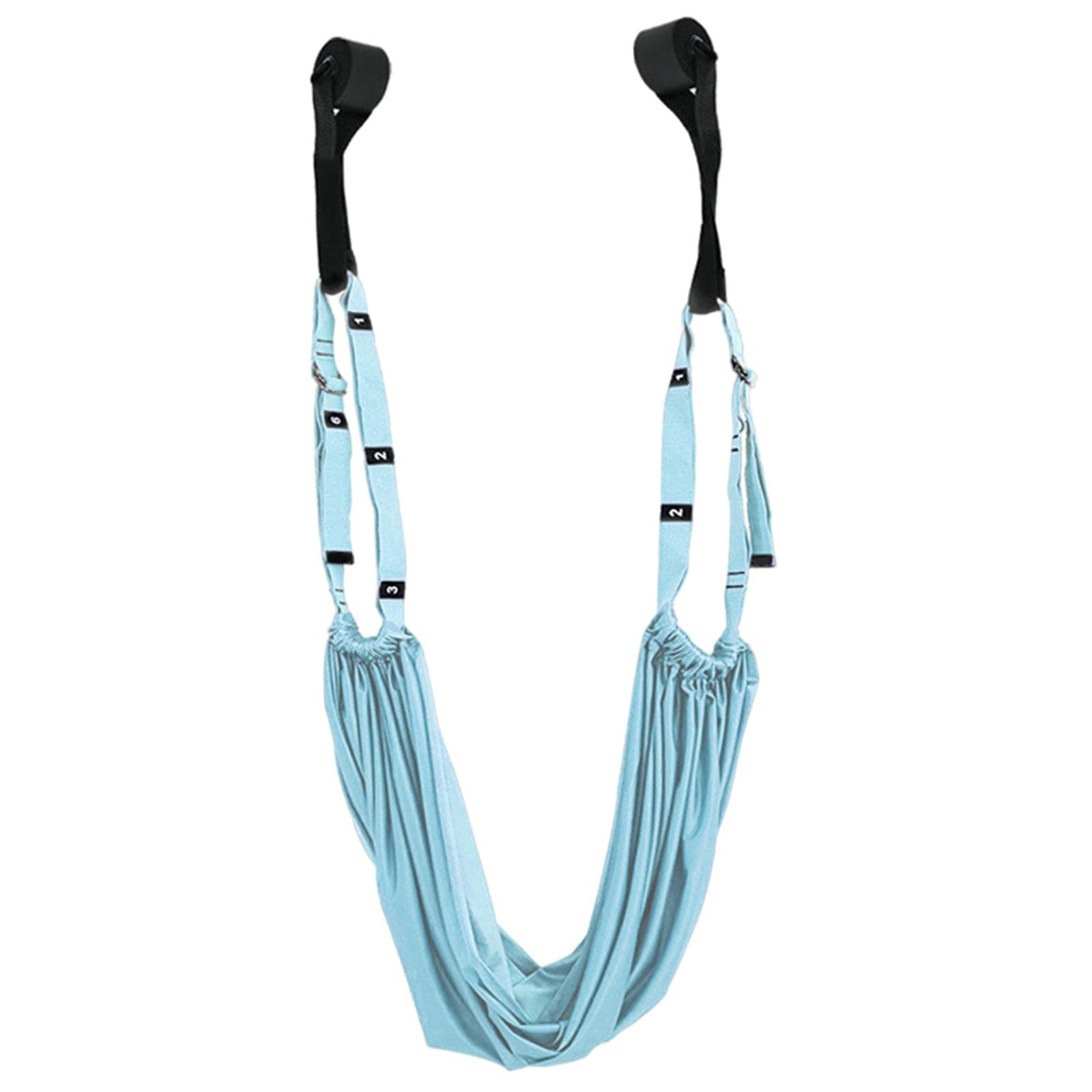 Aerial Yoga Swing Yoga Hammock Sling Exercise Fitness Gym Inversion Tool Blue-image-37