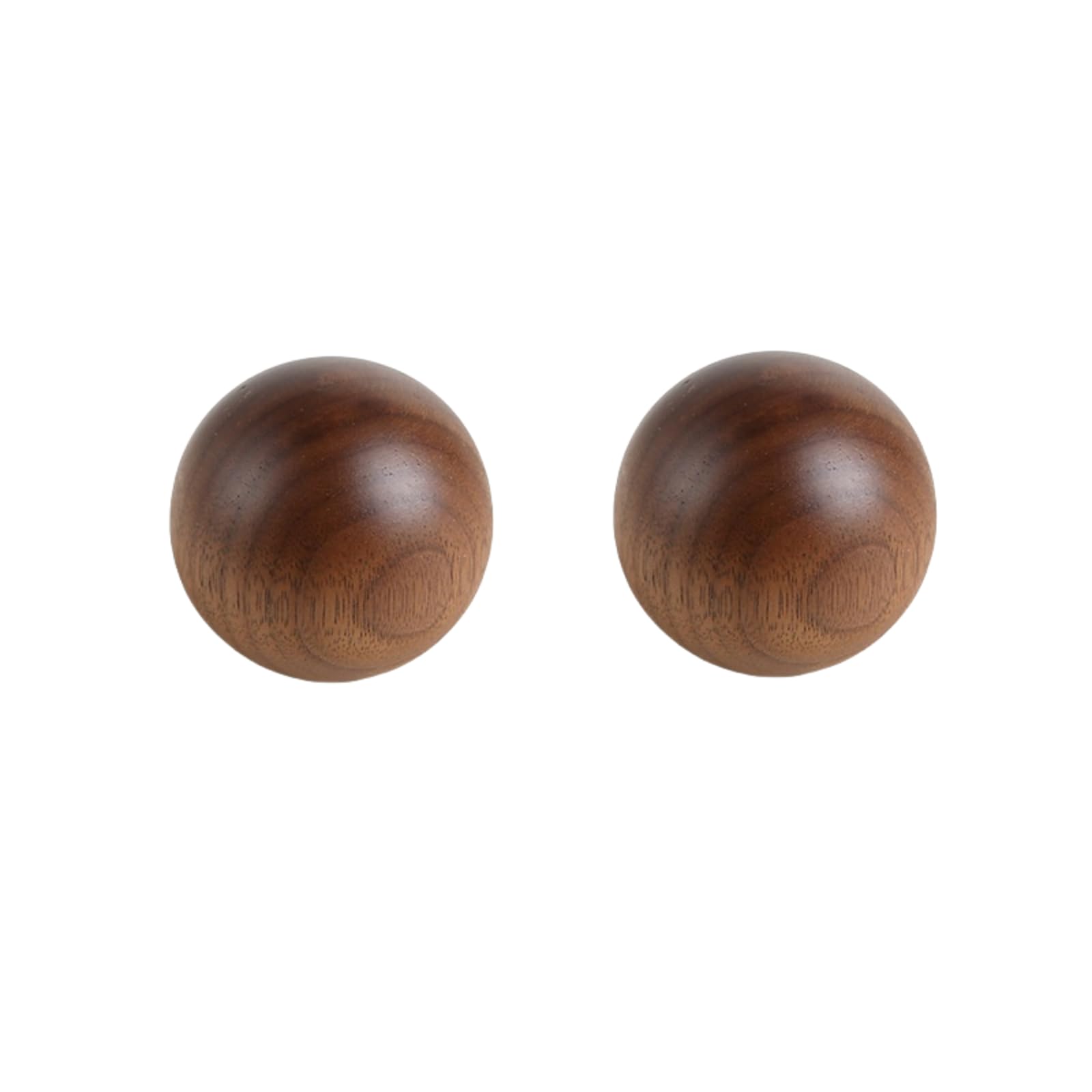 ITTRUH Round Wood Drawer Knobs,Furniture 2Pcs Solid Wardrobe