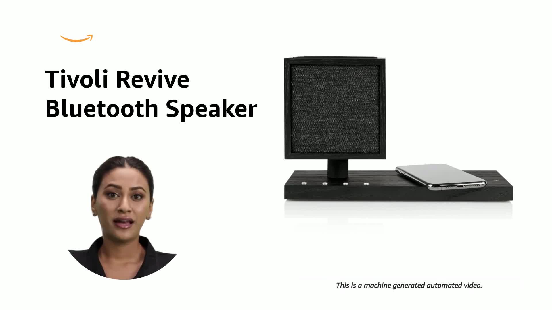 m*i様 Tivoli Audio Revive ワイヤレススピーカー ブラック Tivoli Audio Revive Bluetooth Speaker with Wireless Charging Pad