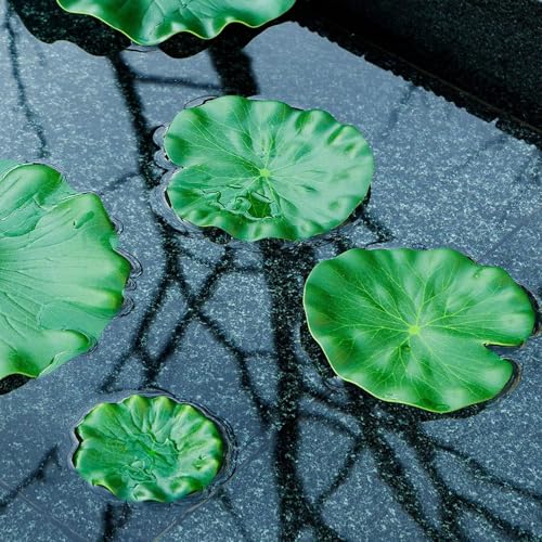 image for Lightingsky Artificial Floating Foam Lotus Leaves Artificial Foliage P