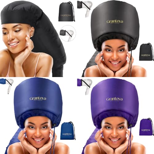 Large Hooded Hair Dryer Bonnet with Headband