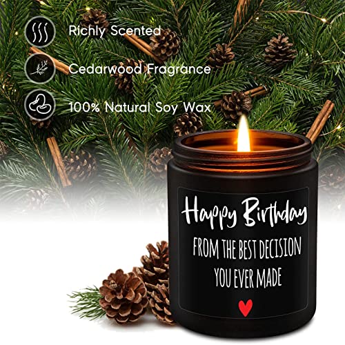 Fairy's Gift Manly Happy Birthday Candles For Husband, Boyfriend, Fiance - Hilarious Husband Birthday Gift Ideas - Funny Birthday Gifts For Husband From Wife, Boyfriend Birthday Gifts From Girlfriend #TOP1