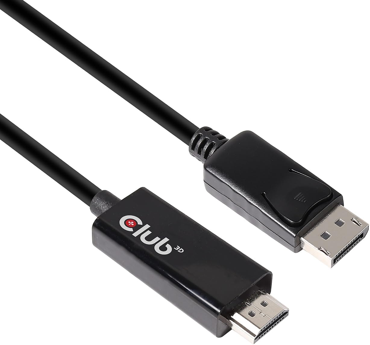 Club 3D CAC-1082 DisplayPort 1.4 Cable to HDMI 2.0b Active Adapter Male/Male 2m/6.56 ft