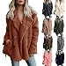 Chaqueta De Invierno para Mujer Casual Abrigo de Lana Outwear Parka Cardigan...