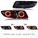 inginuity time LED Tail Lights for Mazda 6 2003-2008 Start-up Animation Sequential Signal Black Rear Lamps Assembly Accessary