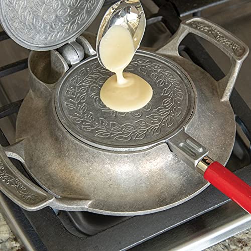 Ferro Krumkake norueguês da Nordic Ware, Prata, Оne Расk, 1