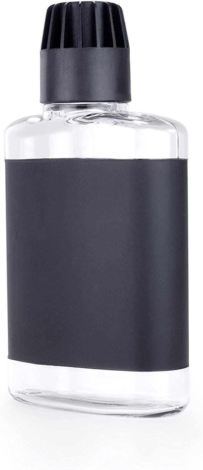 GSI Outdoors - Clear Easy Fill Flask, BPA Free, Shatter-Resistant with Shot Glass for Travel & Camping - 10 oz.