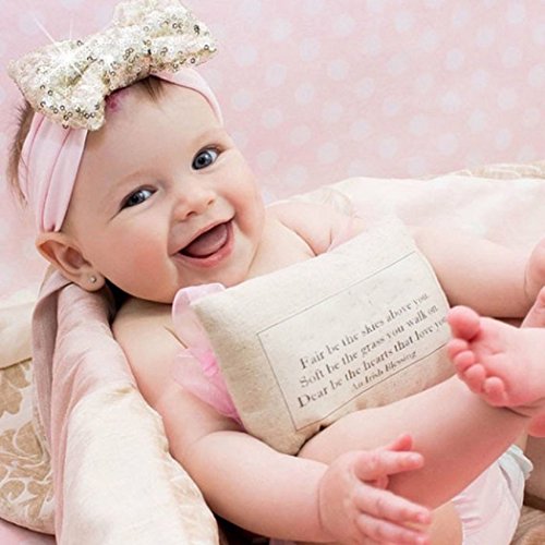 FEITONG(TM) Fashion Cute Elastic Children Headband Cute Sequins Bow Baby Girl Hair Accessories