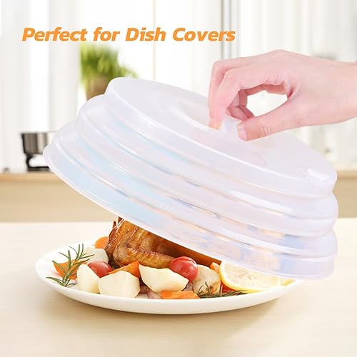 Miniatura 6 de Cubiertas de silicona para tazones - Cubierta para salpicaduras de microondas y cubiertas de platos para cocinar en el horno