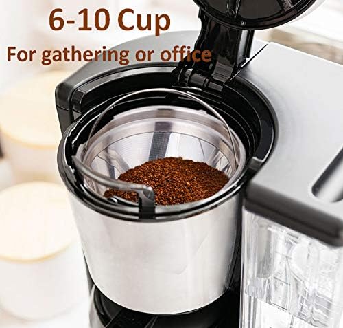 Reusable 4 Cone Coffee Filter 4 6 8 10 Cup Basket Coffee Filters Fit for Cuisinart,Ninja, Hamilton Beach Coffee Maker (Not Applicable to Ninja CFP251, CFP200)