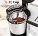 Reusable #4 Cone Shape Coffee Filter Permanent 6-10 Cup Stainless Steel Coffee Filter for Cuisinart Maker Ninja Coffee Bar Brewer -BPA Free