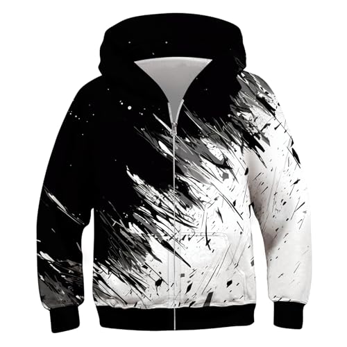 Amazon.com: uideazone Boys Girls Zip Up Hoodies Size 6-8