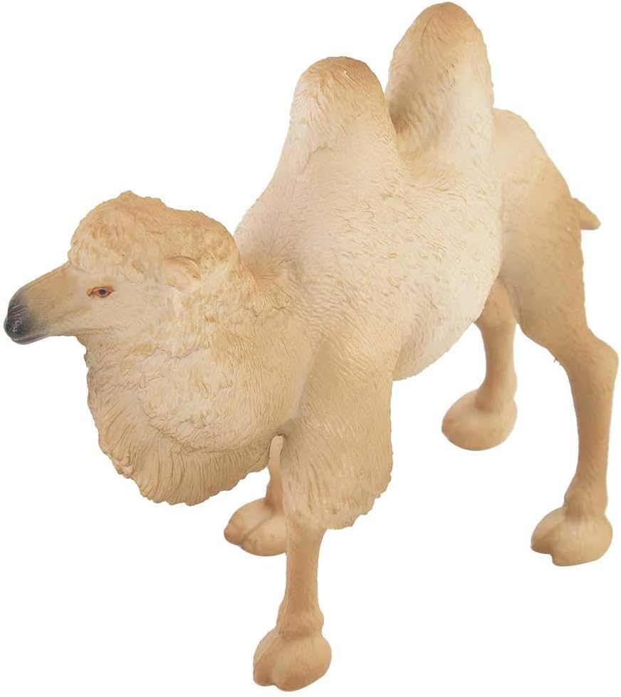 Camel Figurine Toy, Miniature Wild Safari Wildlife World Animal Figures Desktop Decoration