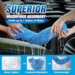 2 Pack Car Drying Towels (48" x 24"), Extra Large Microfiber Towels for Cars, 1400 GSM Ultra-Absorbent, Streak Free, Double Twisted-Loop Drying Towels Car Detailing for SUV, RV, Trucks - Image 3