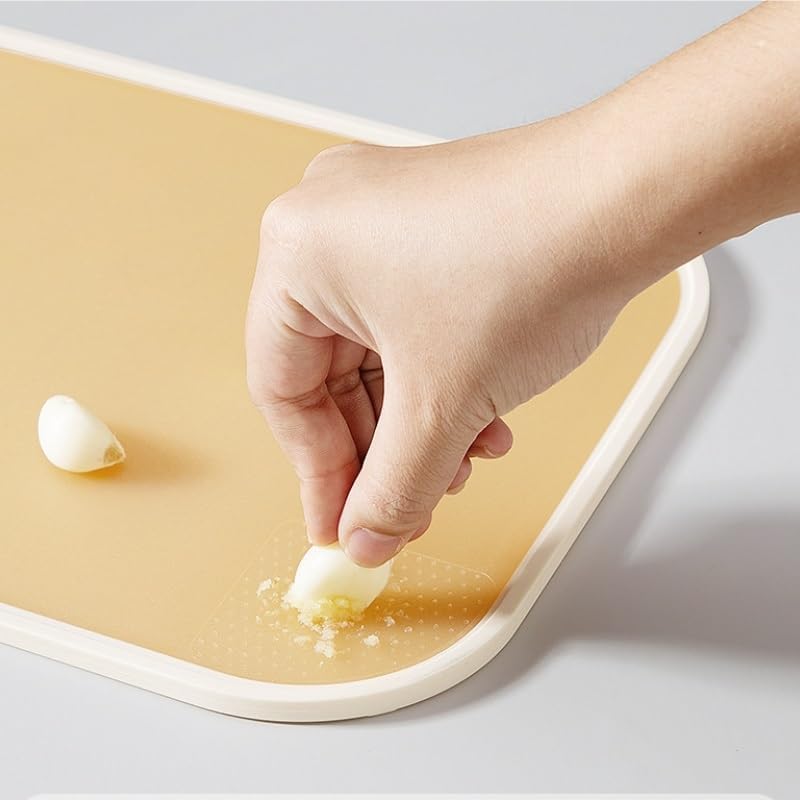 Anti Slip Square Solid Wood Cutting Board for Home Use Dough Rolling