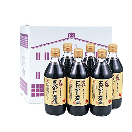 川中 芳醇 天然かけ醤油 500ml×6本セット