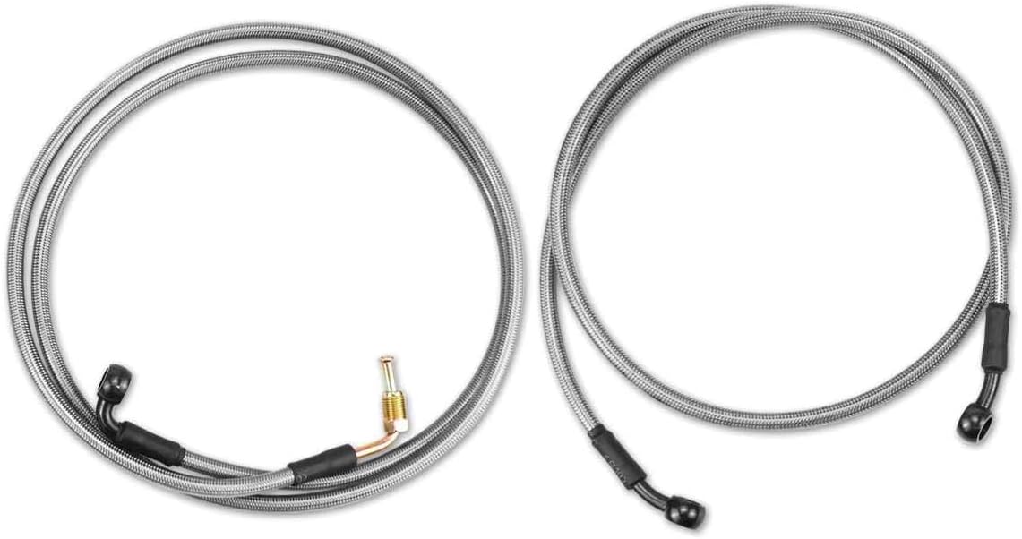 AUGREX-RZR 800 Extended Front Rear Brake Lines Fit for Polaris RZR 800 / S 800/4 800 / XP 900/570 / XP 4 900