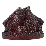 Gatuida Lámpara de noche para chimenea navideña: Lámpara de de carbón artificial - de noche para fogata con tronco realista - Para dormitorio,