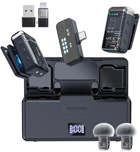 Microphone for iPhone 54Hrs Battery for...