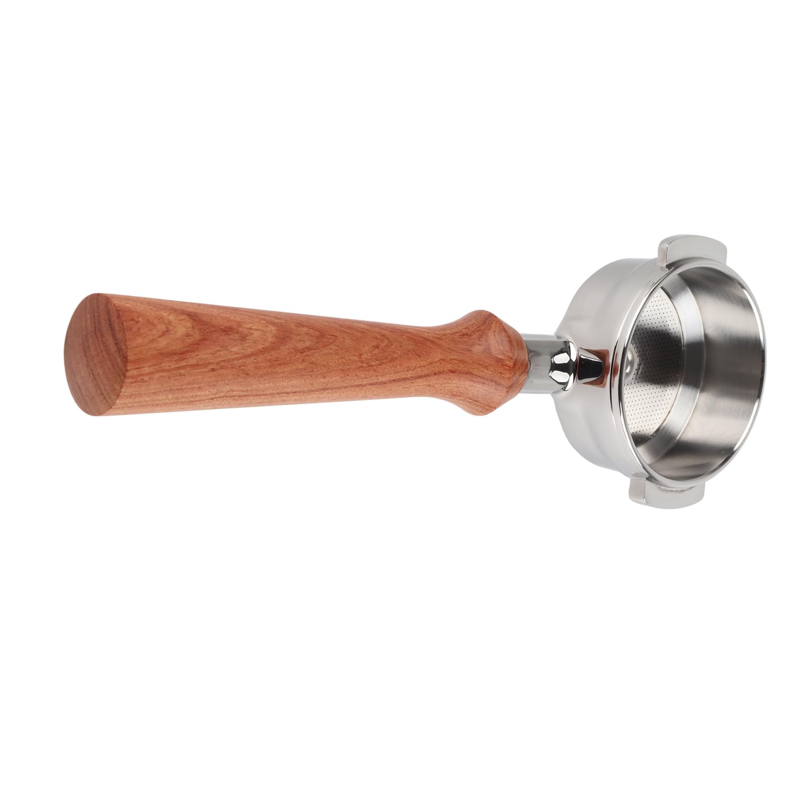 Portafiltro 58 Mm, Manico in Legno e Acciaio Inox per, for (F.