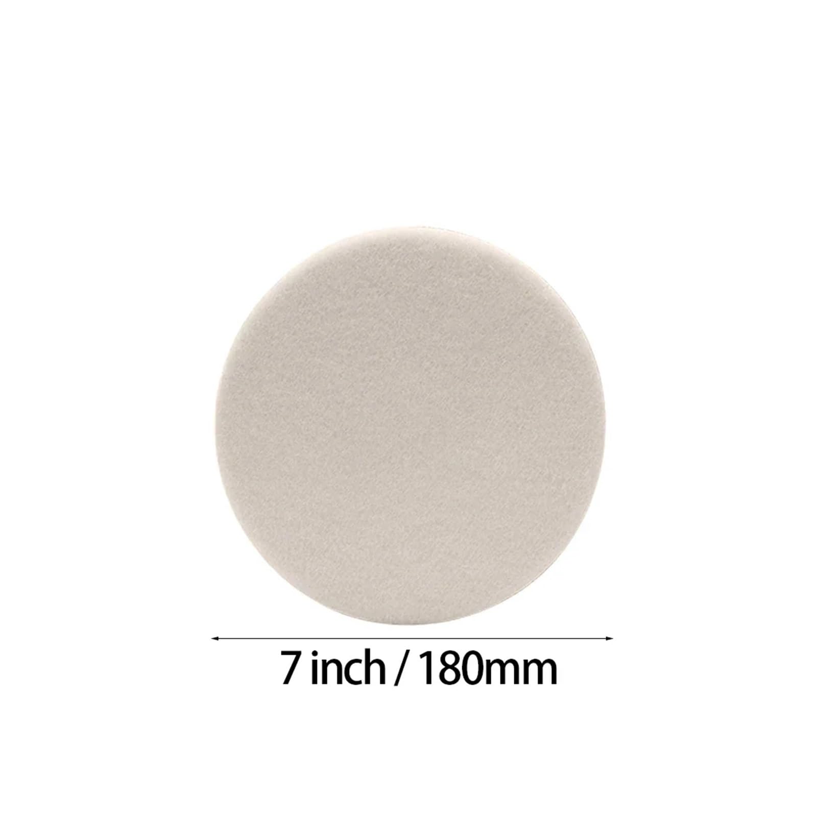 1/4 szt. Filcowa podkładka polerska z wełny 75 mm 100 125 150 180 Koło do naprawy zarysowań ze stali nierdzewnej M10 M14(7 inch,4 Pcs)