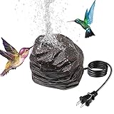 Bird Bath Fountains, Resin Rockery Water Fountain with Pump, Water Fountain Combo Set with 4.6 ft Po