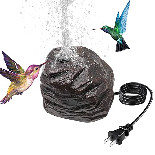 Bird Bath Fountains, Resin Rockery Water Fountain With Pump, Water Fountain Combo Set With 4.6 Ft Power Cord, Water Fountain For Outdoor Garden Yard Patio Lawn Aquariums Fish Tank #TOP6