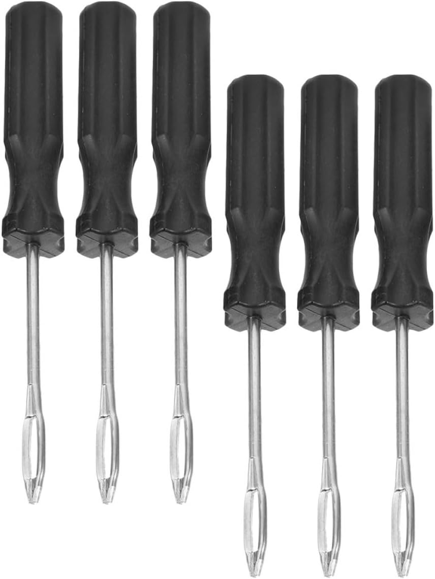 6pcs Tire Repair Plug Kit with Tire Tools for Car Motorcycle and Bicycle Heavy Duty Patch Plugs