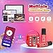 Karaoke Machine Toys for Kids Ages 3-12: Mini Portable Bluetooth Speaker with 2 Wireless Microphones LED Light Toy Easter Birthday Gifts for Boys Girls Toddlers 3 4 5 6 7 8 9 10 Year Old Boy Girl Kid