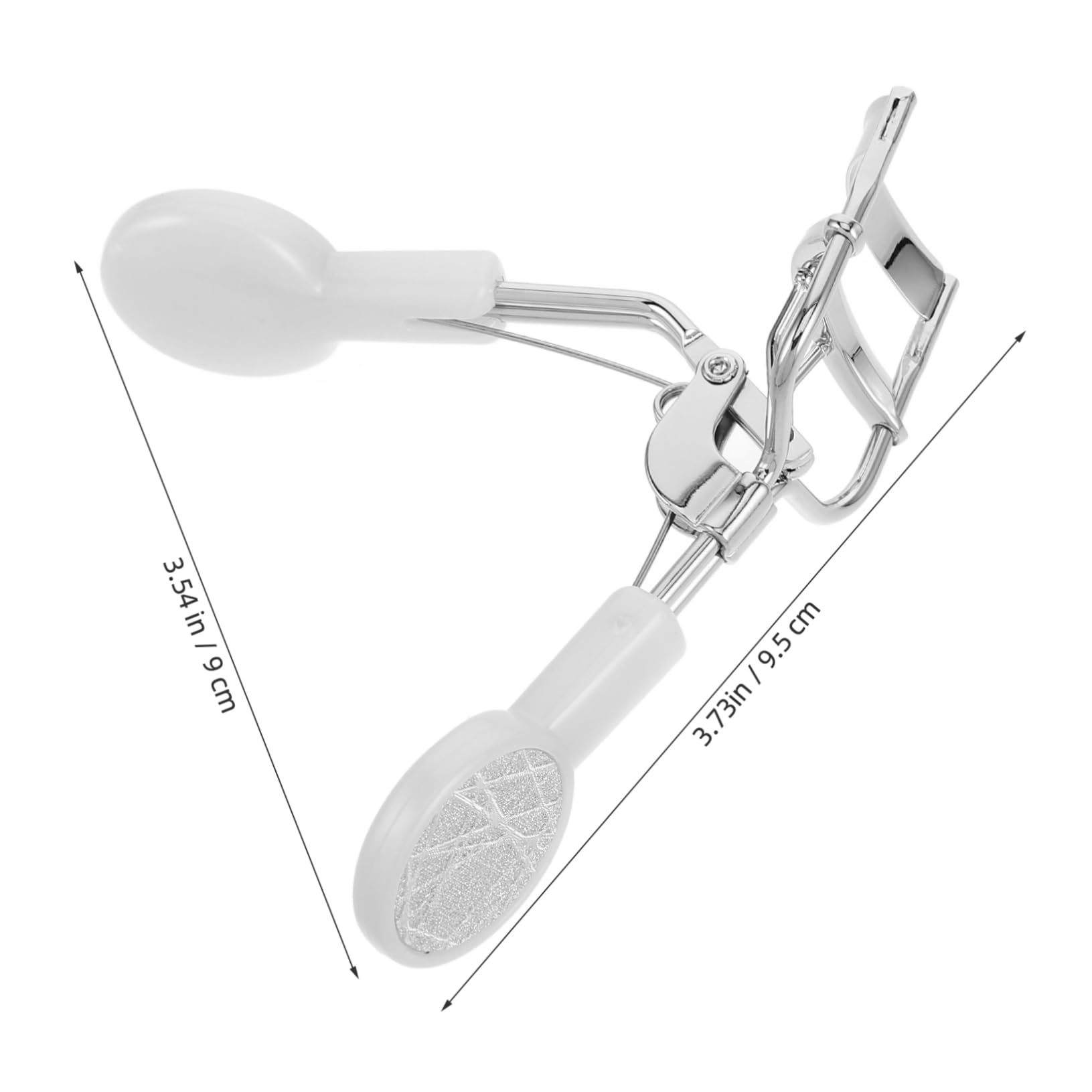 Didiseaon Multifunctional Travel Eyelash Curler False Lash Curler Wide Mouth for Instant Curling Silver for Hooded Eyes