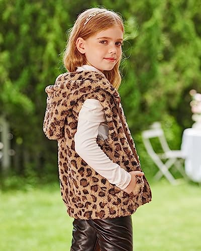 Image of Danna Belle Girls Full Zip Hoodie Fleece Jacket Sherpa Hoodie Coat Fall Winter Outwear 5-12Y