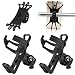 EAONE 2 Pack Bike Water Bottle Holder No Screws with 1 Pack Silicone Bike Phone Mount, 360 Degree Rotating, Cycling Accessories Bike Cup Holder and Bike Phone Holder (Black)