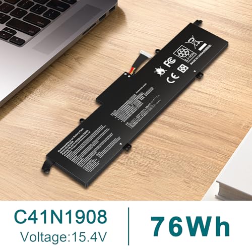 Image of ASUNCELL C41N1908 Battery Replacement for Asus ROG Zephyrus G14 GA401II GA401IV GA401IH GA401IU GA401IV GA401IV-BR9N6 GA401Q GA401QH GA401QM