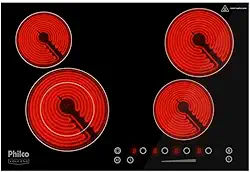 Fogão Cooktop Philco Volcano 4 bocas PCT44VC Preto 220v