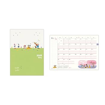 Amazon.co.jp: 日本ホールマーク ディズニー 手帳 2025年 A5