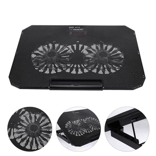 Soporte con cooler USB para notebook DECHOUS negro miniatura 3
